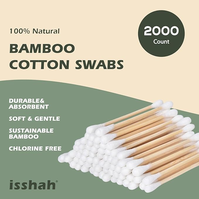 Bamboo Cotton Swabs - Image 2