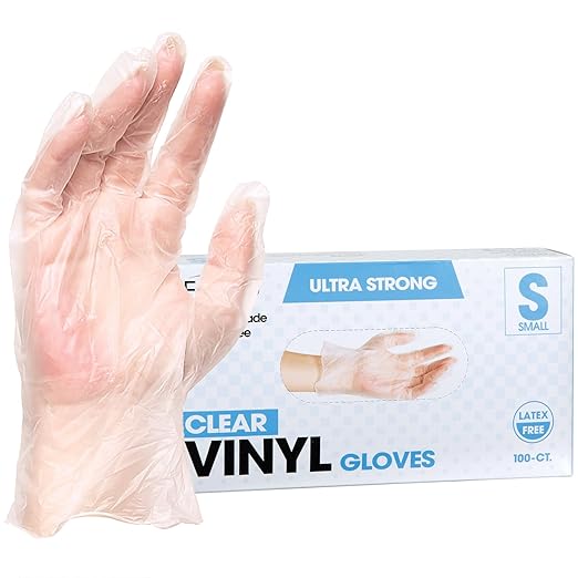 ForPro Disposable Vinyl Gloves, Industrial Grade, Powder-Free, Latex-Free - Image 2