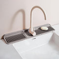 Longer Silicone Faucet Mat for Kitchen Sink – Button Style Faucet Drip Catcher by Unknown