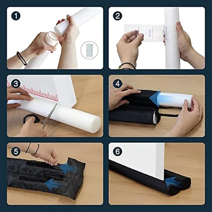 MAXTID Under Door Draft Stopper Cold Air Blocker - Image 9