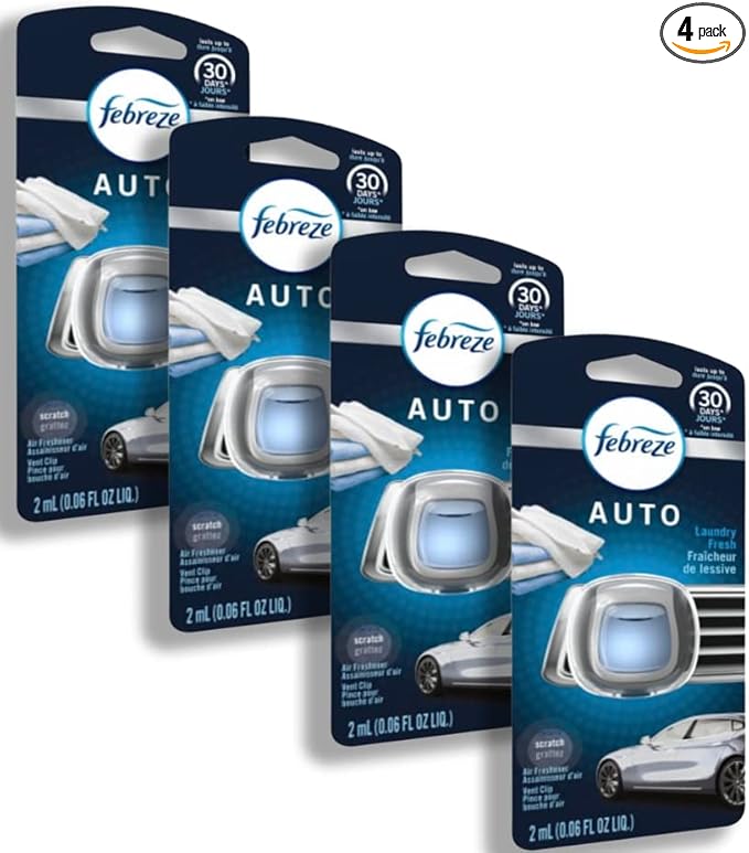 Febreze Car Vent Clip Air Freshener, Odor Eliminator by Febreze