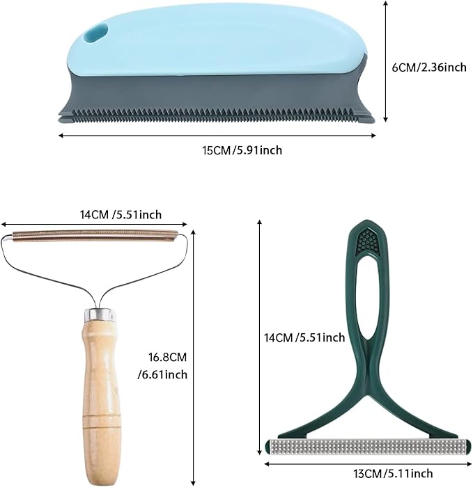 5 Pack Pet Hair Remover, Portable Dog Cat Hair Remover, Lint Remover, Reusable - Image 5