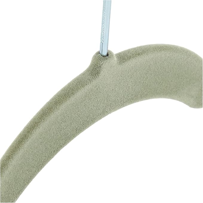 Amazon Basics Non-Slip Shirt Clothes Hangers Velvet, Space-Saving Slim - Image 7