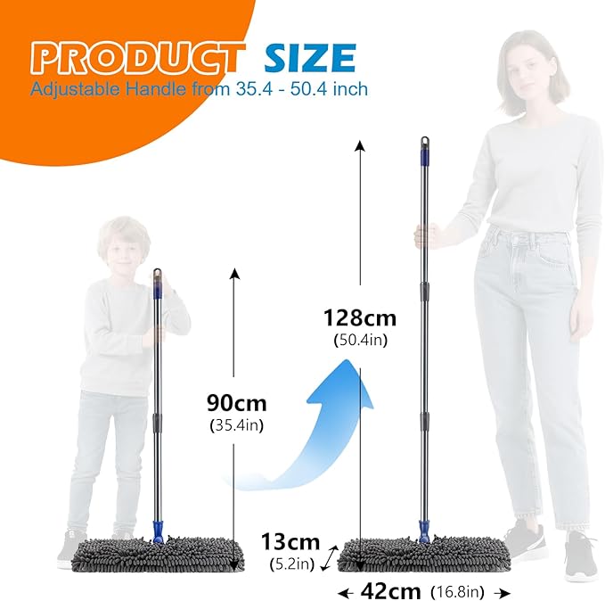 Mops for Floor Cleaning, Masthome Flat Dust Mop - Image 8