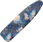 Blue Butterfly Homes Replacement Ironing Board Cover, Aesthetic Fly Butterflies by Daulesho