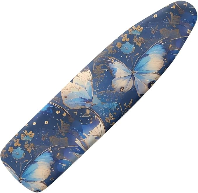 Blue Butterfly Homes Replacement Ironing Board Cover, Aesthetic Fly Butterflies by Daulesho