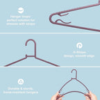 Plastic Hangers 50 Pack, Light Weight Durable Clothes Hangers - Image 3