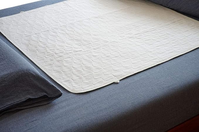 2 Pack Cotton Top Quilted Underpad, Waterproof Extra Absorbent Use by Careboree
