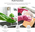 Dishwashing gloves 2 Pairs for kitchen, Rubber cleaning gloves, Long dish - Image 2