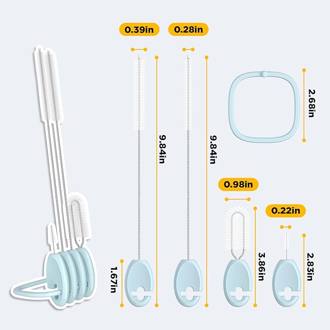 Straw Brush Set, 4 Piece Cleaner Kit - Image 2