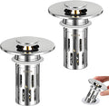 2 Pack Bathroom Sink Drain Strainer, Universal Sink Stopper by SNOWLILY