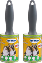 Lint Roller Pet Hair Value Pack of 500 Sheets, Extra Sticky Lint Remover by Sunroda