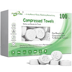 Compressed Towel Tablets 100 Count, Thickened Disposable Face Towel by Fancyou
