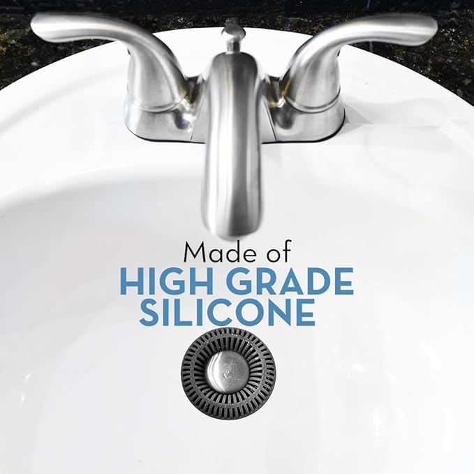 Bathroom Sink Hair Catcher for Pop-Up Drain – SinkRing 1.57" Precision Strainer - Image 5