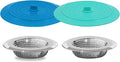 V-TOP Kitchen Drain Strainer Stopper 4 Pack, Universal 6 Inch Silicone Plug by V-TOP
