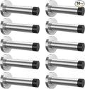 DOKU 10Pcs Door Stop, 3.5 Inch Heavy Duty 304 Stainless Steel Door Stopper by DOKUHOME