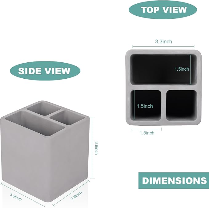 Diatomite Toothbrush Holders for Bathrooms, Electric Toothbrush and Toothpaste - Image 5