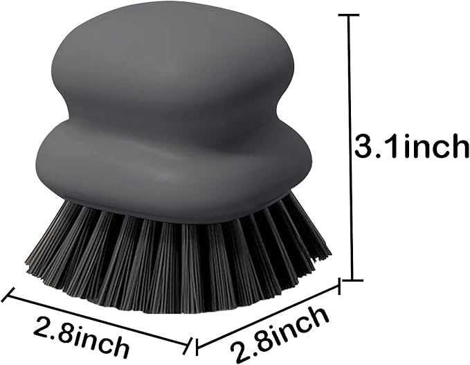 Dish Brush with Handle, Kitchen Scrub Brushes - Image 5