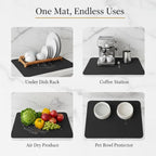 Dish Drying Mat Super Absorbent – 17" x 31" Coffee Mat - Image 8