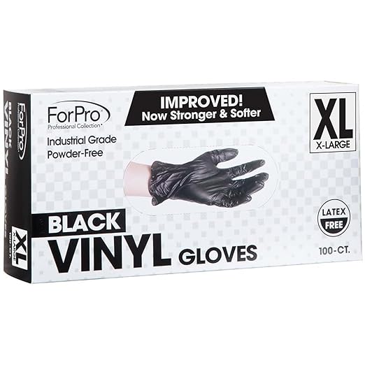 ForPro Professional Collection Disposable Vinyl Gloves, Industrial Grade - Image 3
