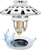 Bathroom Sink Stopper, Sink Hair Catcher, Bathroom Sink Drain Strainer Pop Up by AzWzzTubDrainStopper