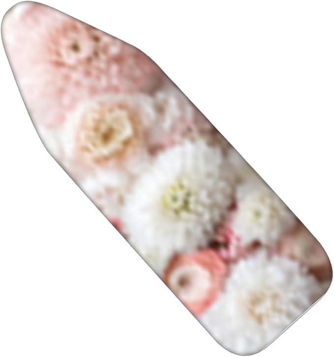 Nuxovilar Pink and White Blooming Flowers Ironing Board Cover, This Cover Fits by Nuxovilar