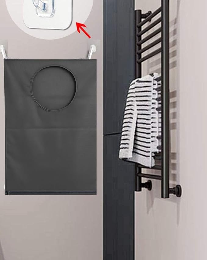 Hanging Laundry Hamper Bag – Space-Saving Dirty Clothes Storage - Image 3