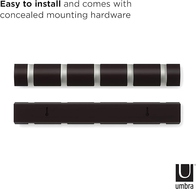 Umbra Flip Wall-Mounted Coat Rack - Image 5
