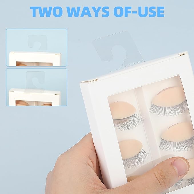 Giantree 200 Pcs Clear Self Adhesive Hang Tabs Hooks, Heavy Duty J-Hook Hanging - Image 6
