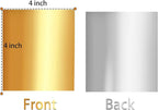 300 Pcs Square Golden Aluminium Foil Candy Wrappers Square Sweets Lolly Paper - Image 2
