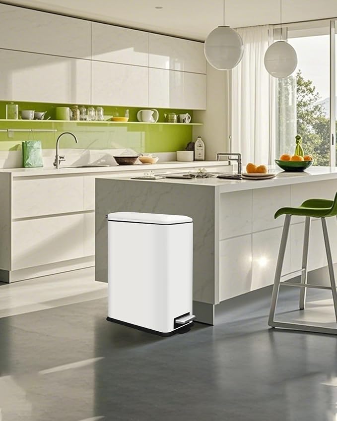Kitchen Rubbish Bin, 30 L, Narrow Pedal Bin - Image 2