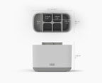 Joseph Joseph EasyStore Stainless-Steel Toothbrush Holder Bathroom Storage - Image 2
