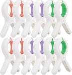 Beach Towel Clips for Chairs Cruise-Clothespins 12 pcs Heavy Duty Laundry by Minyaluck