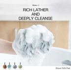 Loofah Sponge Bath Sponge for Women Men 4 Pack - Image 2
