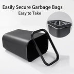 Black Small Trash Can 4Pack, 2Gallon/8L Plastic Office Trash Bin Garbage Can - Image 3