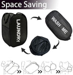 Collapsible Mesh Pop Up Laundry Hamper 2Pack Foldable Laundry Basket - Image 8