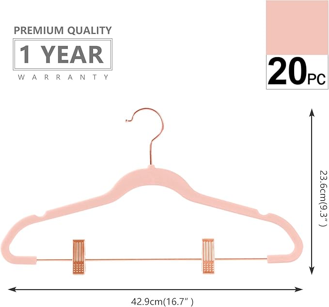 MIZGI Premium Velvet Pants Hangers - Image 2