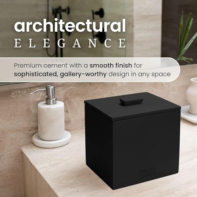 CLEAN SKIN CLUB Cement Box for 50 Disposable Clean Towels XL, Concrete - Image 3