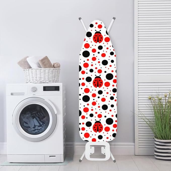 Cartoon Ladybug Ironing Board Cover 15x54 Inch Cute Lady Bug Iron Board Cover - Image 4