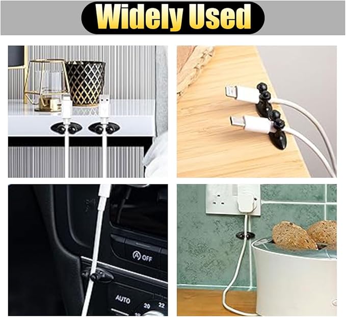 8PCS Car Cable Clips USB Cable Line Clip Holder - Image 5