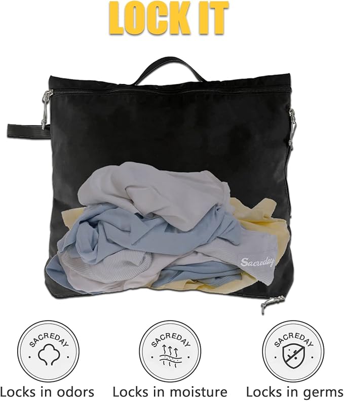 Dirty Laundry Bag for Traveling-Mesh Laundry Bags XL Travel Gym Healthcare - Image 3
