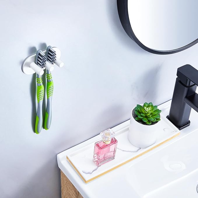 Electric Toothbrush Head Holder, Toothbrush Holders Wall Mounted, Adhesive - Image 4