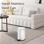 TIPGO Small Trash Can with Lid Soft Close, 4.5 Liters / 1.2 Gallon Bathroom - Image 6