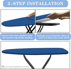 Ironing Board Cover, Full Size Scorch Resistant Padding, Silicone Coating - Image 3