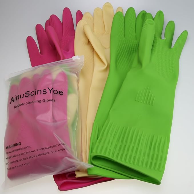 Reusable Rubber Cleaning Gloves - Image 6