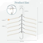 Clothes Hangers Space Saving Shirt Organizer, Non Slip Multi Shirt Hangers - Image 7