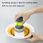 Dish Brush with Soap Dispenser, Kitchen Scrub Brush - Image 5