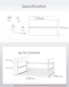 Nxconsu 2Pack Under Shelf Storage Basket Organizer Hanging Holder - Image 2