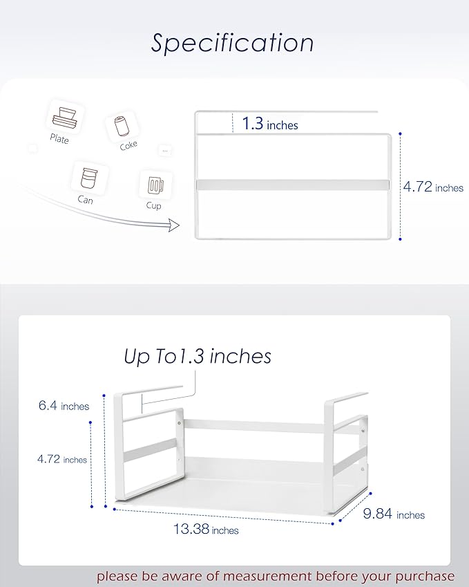 Nxconsu 2Pack Under Shelf Storage Basket Organizer Hanging Holder - Image 2