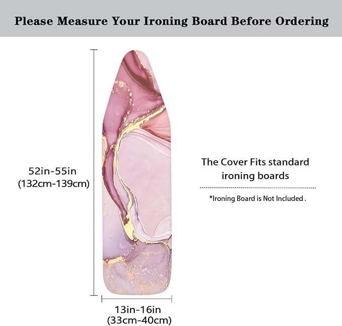 Ironing Board Cover, Elastic Edge Universal Size Fit Standard Ironing Boards - Image 5